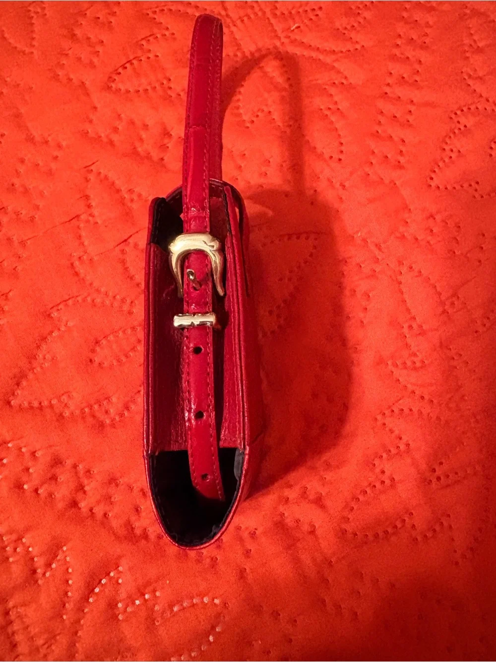 Brighton Red Leather Vintage Phone Case